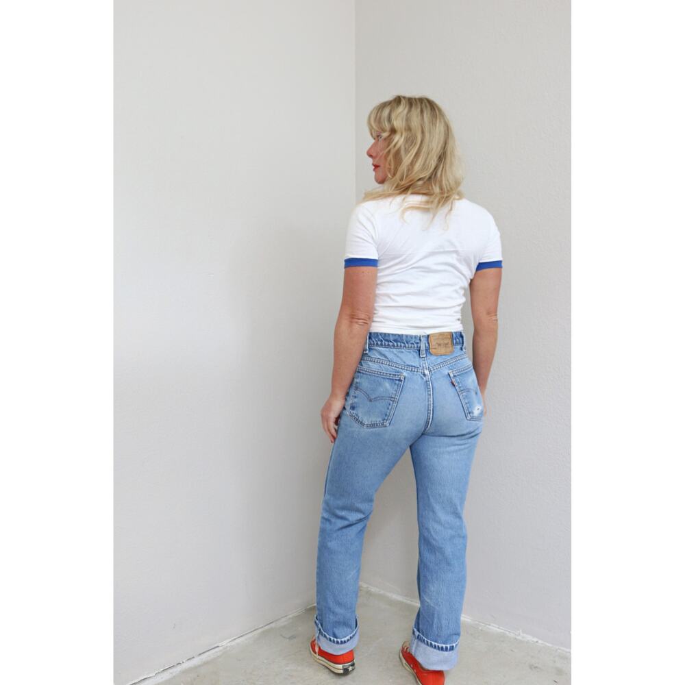 1980's Vintage Levi's 517 Orange Tag Jeans ~ Women's SM MD 32" to 33" Waist - Picture 7 of 10